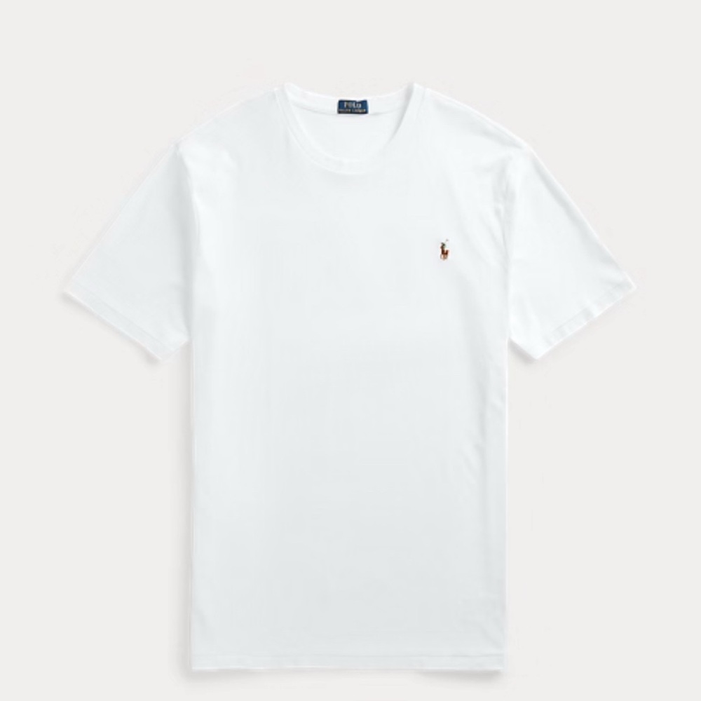 Polo by Ralph Lauren 2XLT White T-Shirt NWT Big and Tall DESCRIPTION New